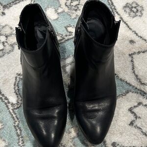Frye Elegant Black Heeled Boots